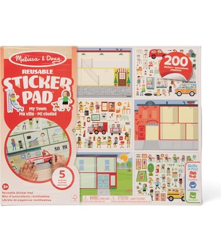 Melissa & Doug Wooden Town Vehicles Set in Wooden Tray (9 pcs