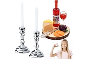 VZXQX Nourriture Miniature, 1:12 Mini Boisson Bouteille de Vin Bougies Alimentaire Modèles Jouet pour Maison de Poupée, Nourriture Miniature Accessoires de Cuisine Set de Nourriture Noël Décoration