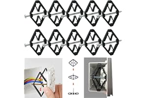 CTRICALVER 10-teiliges Wandmontage-Schaltkasten-Reparaturwerkzeug Secret Stash 118 Typ-Schalter Kassettenreparatur-Stützstange Elektrikerzubehör Schalterkassettenreparatur