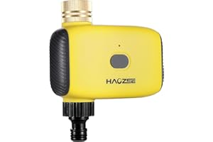 Haozee Smart Irrigation Computer, Intelligent Water Timer for Garden Hoses, Requires Tuya Zigbee Hub, Supports Home Assistant Zigbee2mqtt Automatic Irrigation Control System