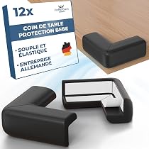 Protections Coins Meubles Bébé – 12 Pièces Transparentes | Adhésif Double Face | Antichoc, Souple | Pour Maison Sécurisée - 8
