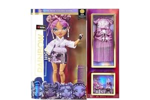RAINBOW HIGH Lila Yamamoto – Poupée Mannequin en Violet avec 2 Tenues à Assortir & Accessoires – 6 à 12 Ans & collectionneurs, 578338EUC