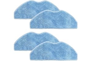 COOKIBLEND Lot de 4 chiffons de nettoyage de rechange pour X-Plorer Serie 75 S+ pour aspirateur robot pour Tefal