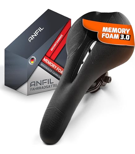 Selle Vélo Montegrappa Max Liberty 1410 – Cuir Synthétique Fait Main, Découpage Central, Noir – VTT/Route