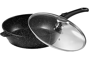 Pradel Excellence - 52393M - Sauteuse 28cm "Façon Pierre" en Fonte Aluminium, tous Feux dont Induction