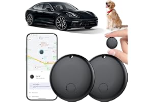 Mini-GPS-spårare för fordon, dold lokaliseringsenhet för fordon, fordonsspårare utan abonnemang, kompatibel med "Find My", smart etikett med ljud för barn, nycklar, hundar, bagage, väskor (An