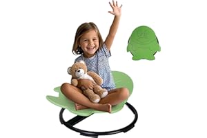 AMZSEW Sensory Spinning Chair, Autism Kids Sensory Swivel Toys, Sit and Spin Wobble Chair for Suitable for Boys and Girls with Autism and ADHD,Toddler Sensory Equipment (Penguin-Green