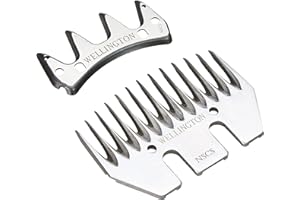 Kerbl 18142 Jeu de 2 Peignes 18141/18140 Wellington inférieur/supérieur pour Tondeuse