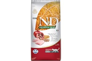 FARMINA NATURAL & DELICIOUS N&D ANCESTRAL Grain Cat Chicken, Spelt, Oats and Pomegranate Adult 5KG