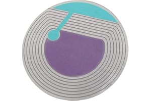 PrimeMatik - Bobine d'étiquette adhésive Compatible avec Anti-vol Anti-vol EAS 8.2MHz 40mm Blanc Rond 1000 unités