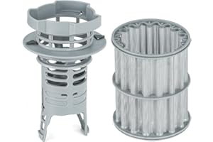 ShnminEU Mikrofilter fein Sieb AP4339631 645038 Kompatibel mit Bosch siemens Neff Constructa Küppersbusch geschirrspüler ersatzteile 00651097, 651097 spülmaschine ersatzteile