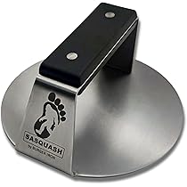 Spatola In Acciaio Inox Per Hamburger E Pancake, 15,2x12,7 Cm, Con Manico In Legno, Pressa Per Carne, Utensile Da Cucina SILK ROLL - 2