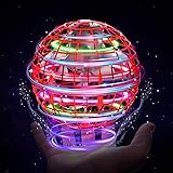 XINHOME Fliegender Ball, Flying Ball mit Led-Beleuchtung, Fliegender Ball Drohne Flying Orb Ball Hover Toy Geschenke für Jung