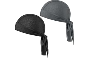 GXCROR Bonnet bandana rafraîchissant, doublure de casque anti-transpiration, casquettes de crâne, doo chiffon pour moto, vélo, course à pied, travail en plein air