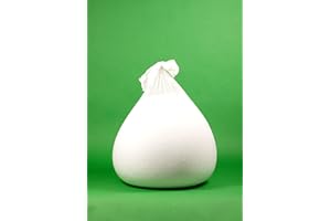 EcoBeanz Bean Bag Polystyrene Beads for Refill and Filling Premium Quality (12 Cubic Feet)