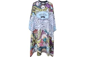 STYLANCE Mantelle per Parrucchiere, Mantella per Taglio Capelli a Tutta Lunghezza, Telo Parrucchiera Professionale per Acconciatura, Taglio e Capelli che Muoiono