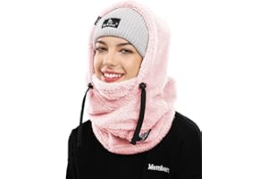 Shy Velvet Cagoule Polaire Coupe-Vent Respirant Balaclava Hiver Thermique Masque pour Ski Vélo Moto Running Snowboard Chaude Cache Cou pour Homme Femme sous/sur Casque