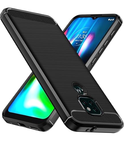 SEAHAI Cover per Motorola Edge 20 Lite/Edge 20 Fusion, Ultra Sottile Custodia in TPU a Gradiente Colori, Antiurto Bumper Silicone Protettiva Staccabile Case per Motorola Edge 20 Lite, Blu