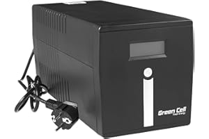 GREEN CELL GREENCELL 1000VA 600W Überspannungsschutz 230V Black