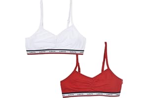 Levi's Kids Dziewczęcy biustonosz sportowy Lhg Surplice, biały, L