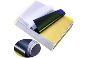 AUDAB 38 Blätter Tattoo Zubehör Tattoo Transferpapier, Tattoo Stencil Papier Transferpapier, Blaupause matritzenpapier für Tattoos