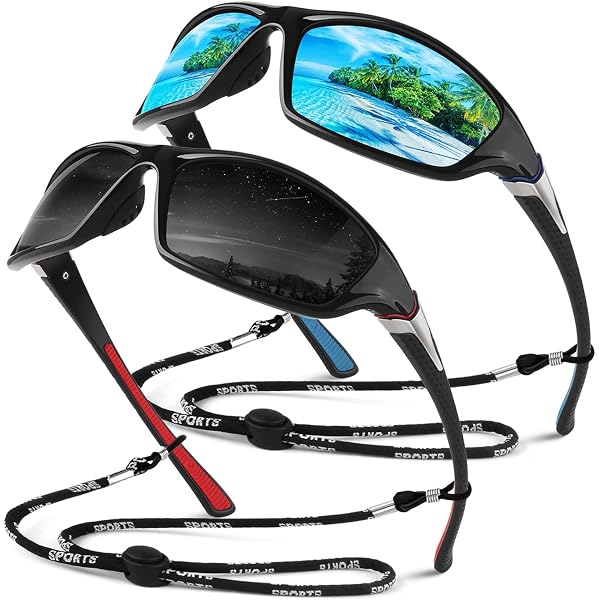Beipegin 3 Paires Lunettes De Sport Homme : Cyclisme, Running, VTT – Anti-UV400, Léger Et Confortable