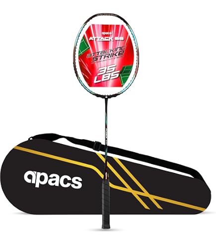 Buy Apacs Z Power 900 RP+ Super Lite (Unstrung, 75g Super Lightweight) Made in Vietnam | Head Heavy | Extra Slim Shaft | Japanese High Modulus Graphite Badminton Racket with Free Full