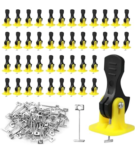 100 Perni A T In Acciaio - Per Sistema Livellamento Piastrelle - Riutilizzabili E Resistenti - Foto 5