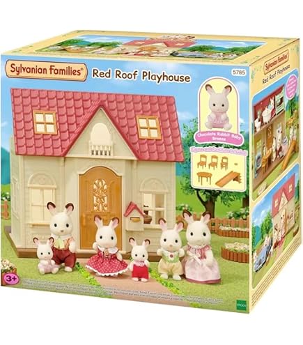 Sylvanian Families Four Micro-ondes 5443 – Jouet Maison De Poupée – Avec Tarte Aux Pommes, Accessoires – Dès 3 Ans