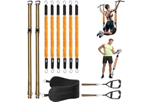 Pull Up Assistance Bands, ALongSong Assist Bands Set 3 Pairs 40lbs Adjustable Anti Snap Fabric Pad for Feet/Knees For Men & Women Chin-up Workout Strength Training Fitness Home Gym Equipment