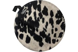 Big Fat Snare Drum - Cow Moo Faux Suede 14” (Black)