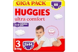 ‎HUGGIES Huggies Ultra Comfort Pieluchomajtki, Rozmiar 3