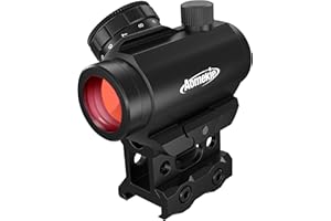 AOMEKIE Viseur Point Rouge Vert HD avec Luminosité Réglables Airsoft Red Dot Sight Étanche pour Picatinny