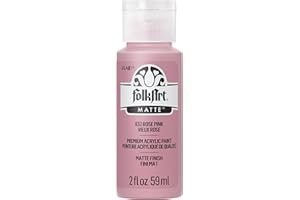 FOLKART Folk Art Acrylic Paint, Rose Pink, 2 oz
