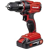 Einhell Akku-Bohrschrauber TC-CD 18-2 Li (Lithium Ionen, 18V, 2-Gang-Getriebe, Spindelarretierung, 18+1 Drehmomenteinstellung
