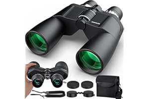 Deesoo 12-36x50 Zoom Fernglas für Erwachsene - HD Fernglas für Vogelbeobachtung, Reisen, Jagd, Konzerte - Leistungsstarke Ferngläser mit Heller und sauberer Sicht