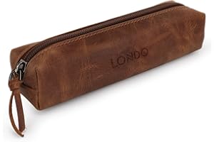 Londo Długopis z prawdziwej skóry, piórnik i kosmetyczka