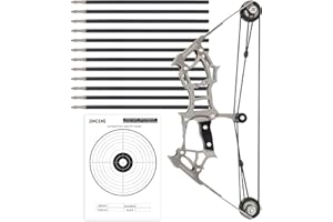 ECLARE 7.2"/7.5"/18.7" Mini Compound Bow Set with Arrow and Targets, Mini Archery Set for Archery Outdoor Practice