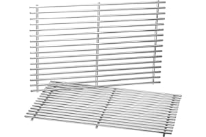 GIRXZYBX 7638 7639 7525 7527 44,5 cm Grillroste für Weber Spirit 300-Serie 310 E310 320 S310 S320 (Bedienknöpfe vorne) gekauft, Edelstahl Rost ersatzteile für Weber Spirit 300 and Spirit II 300