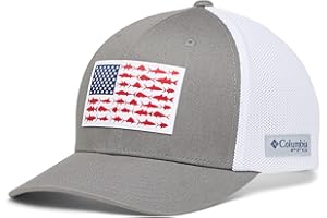 Columbia Unisex Cap PFG Fischflagge Mesh Ballkappe – Hoch