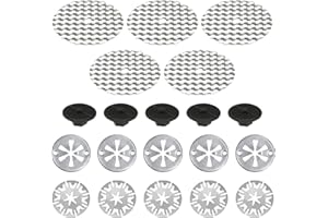 INNOVESS 20 Pieces Heat Shield Repair Kit, 30mm Zinc-plated Steel Locking Washers, Heat Shield Clips for Cars, Vehicle Heat Shield Repair Kit, Exhaust Heat Shield Clips Repair Kit, Compatible With Most Cars