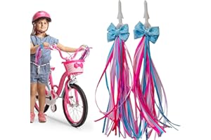 EQLEF Vélo Guidon Streamers, Vélo Tassel Enfant Banderoles de Guidon de Vélo Banderoles de Vélo pour Enfants Enfant Vélo Rubans Enfant Vélo Rubans Tassel Décoration de Vélo pour Filles