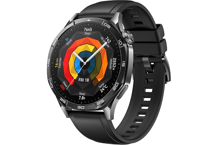 HUAWEI Watch GT 5 46mm Smartwatch, Silueta con Diseño Sofisticado, Nueva Experiencia Running y Ciclismo, Seguimiento de Salud