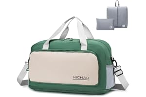 BAGROUPS Handgepäck Tasche 55x40x23 Lufthansa Faltbare Wasserdicht Reisetasche 55 x 40 x 23 cm Groß Erweiterbar Handgepäck für Flugzeug Diebstahlsichere Sporttasche für Weekender Fitness Damen Herren