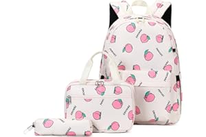 ZHIERNA Schulrucksack Mädchen Teenager Tie Dye Schule Rucksack Schulranzen Kinder Schultasche mit Lunchpaket Tasche und Mäppchen Schultaschen-Sets für Grundschule Elementarbereich