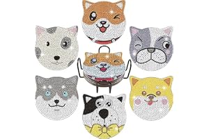 Will Like Diamantkoppunderlägg, 5D diamantmålning underlägg med hållare, diy-underlägg, kattdiamantmålning vuxna för pyssel