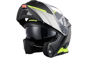 ORIGINE Casco Moto Modulare Bluetooth Omologato ECE2206 Voice Dial Casco Moto Chiamata Vivavoce