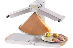 Máquina de Raclette 1-6 Pers. – Louis Tellier Brézière® Signature Inox – Fabricado en Francia, Duradero, Fácil de Limpiar – Servicio en Mesa y Convivencia
