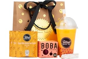 POPABALL Bubble Tea Kit Gift Set with 3 Servings | Make Boba Tea at Home | The TeaShed