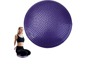 Yomiki Coussin d'Yoga - Disques d'équilibre épais pour Physique | Entraîneur Disque d'équilibrage Base, diamètre avec Pompe pour améliorer la Posture, la Forme Physique et la